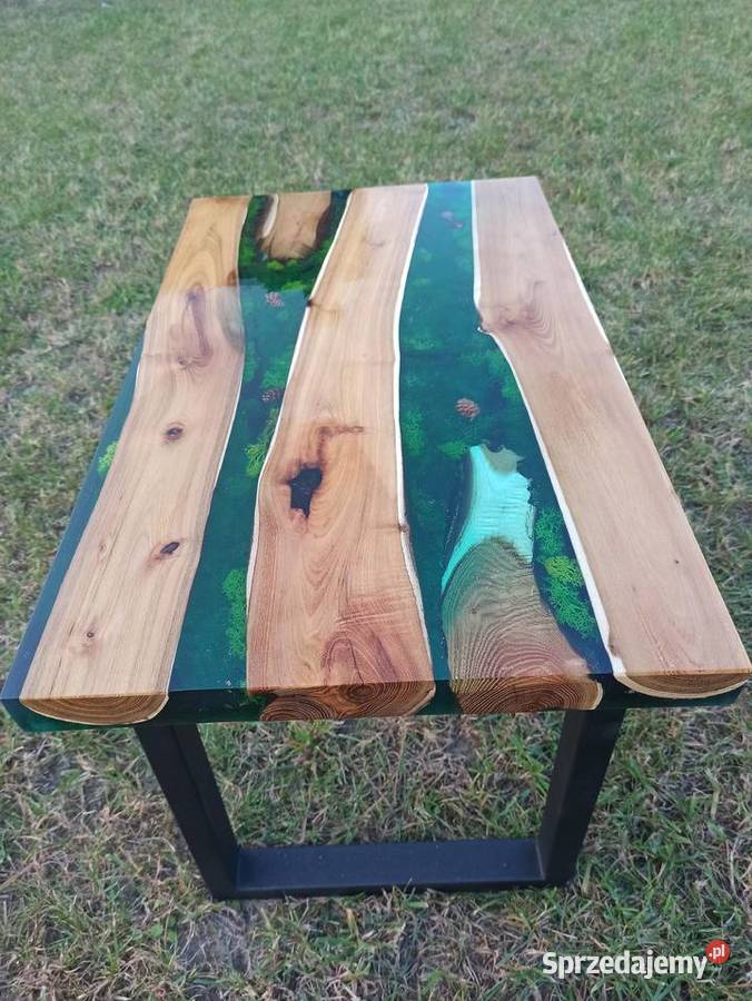 Stolik kawowy Akacja NaturalnaZywica Wrocław sprzedam
