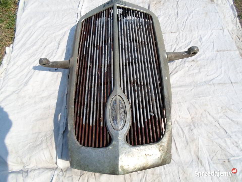 Lanchester atrapa przód zabytek Lublin