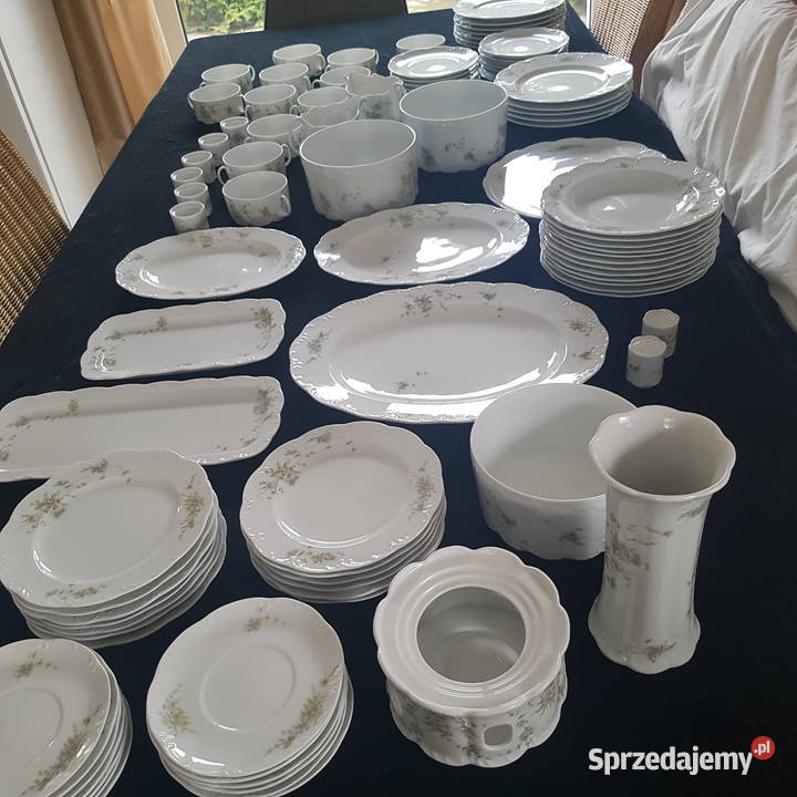 Rosenthal Monbijou Grune Gruene Ranke porcelana Warszawa