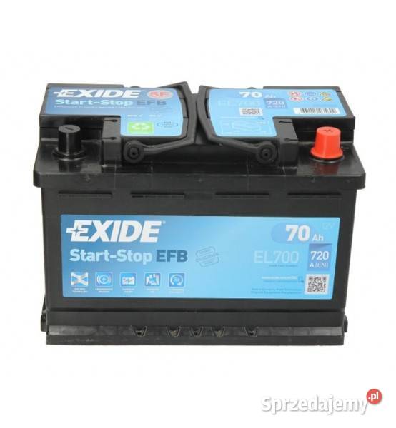 Akumulator Exide EFB STARTSTOP 70Ah 760A Warszawa