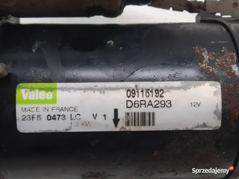 ROZRUSZNIK 09115192 14 16V Opel Astra III