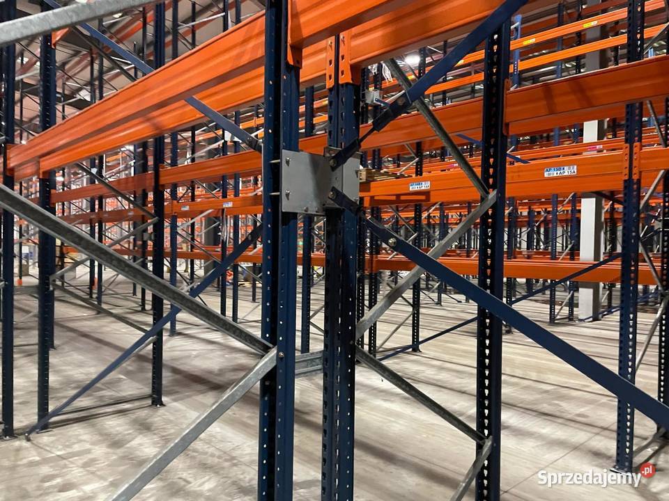 Regały paletowe Mecalux 8000x1100 mm belki Warszawa