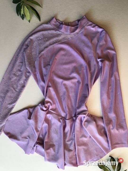 NOWA Sukienka łyżwiarska Pięknie zdobiona Łyżwiarstwo i hokej