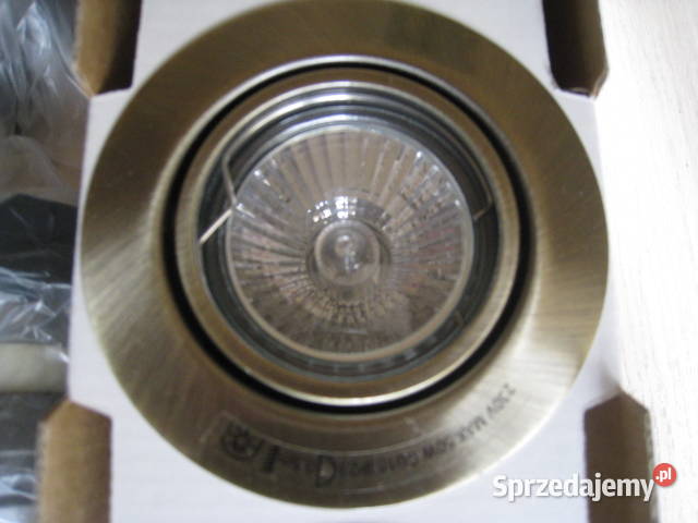 Lampy halogenowe sufitowe 230V 3x50W Philips sprzedam