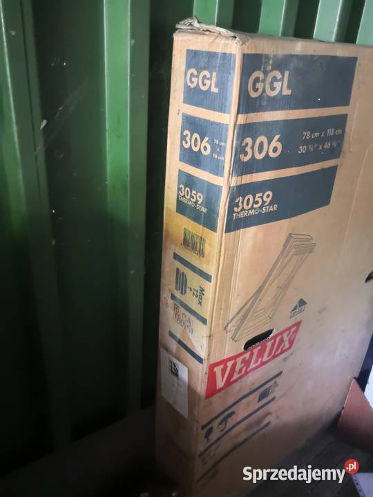 okno dachowe VELUX 78x118 drewniane Sosnowiec