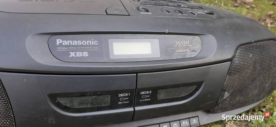 Radiomagnetofon Panasonic RX DT401 radio CD Tuszkowo sprzedam