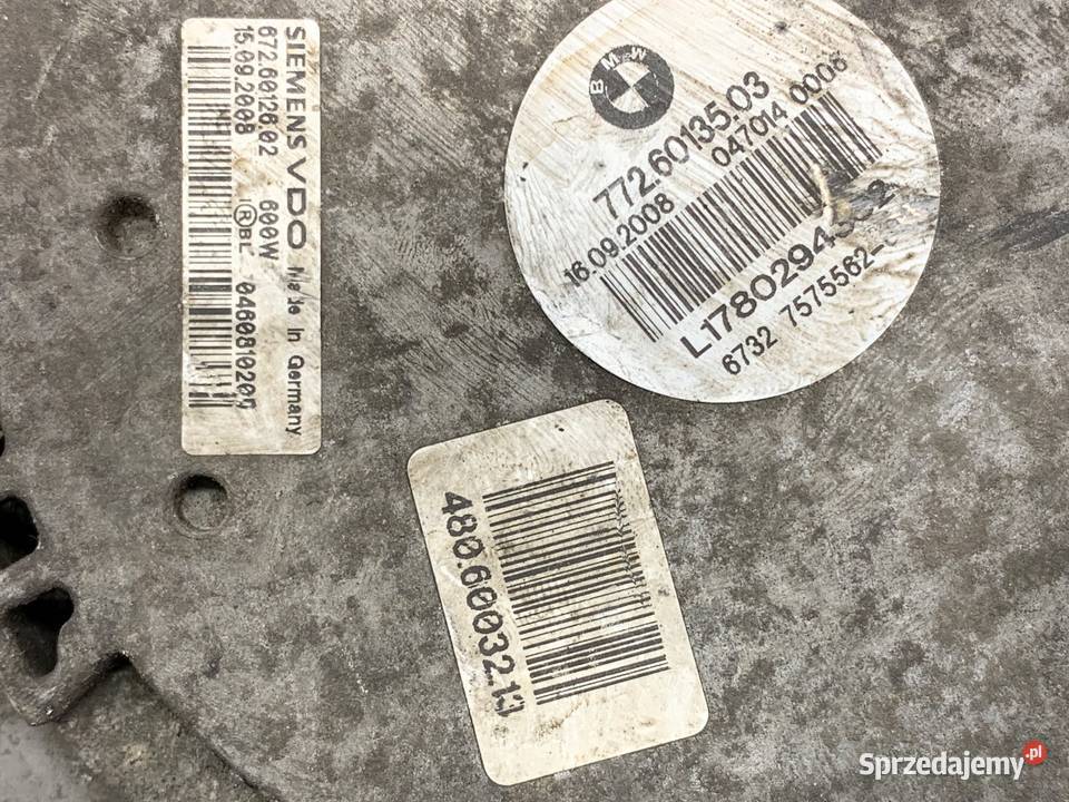 WENTYLATOR CHŁODNICY BMW F01 30 245 7575562 0815 sprzedam