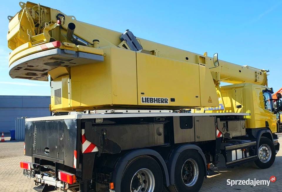 Liebherr LT Scania P 410 8x4 90kg Dźwigi samochodowe mazowieckie Warszawa