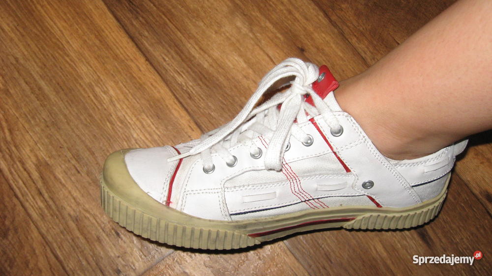 70 SPORTOWE BUTY McARTHUR skóra i płótno 404126 biały Kraków