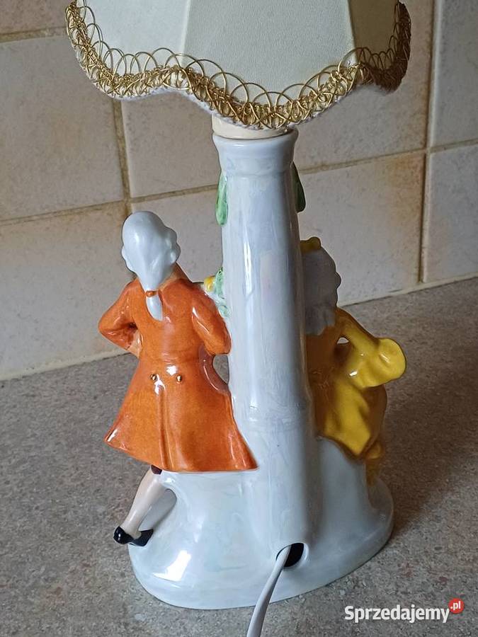vintage lampka porcelanowa Nowy Targ