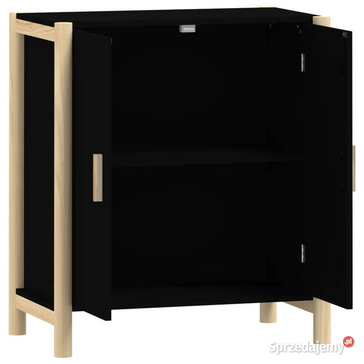 Szafka czarna 62x38x70 materiał drewnopochodny Pozostałe Warszawa