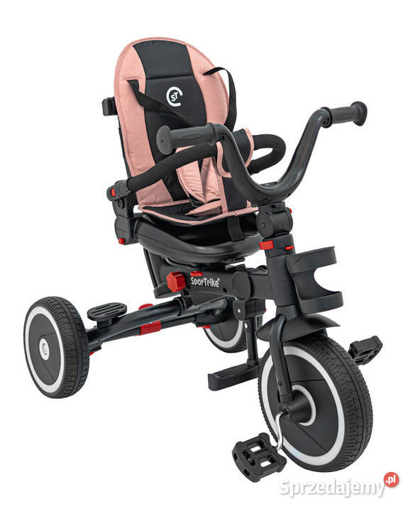 Rowerek Trzykołowy RIDER różowy koła EVA z sprzedam