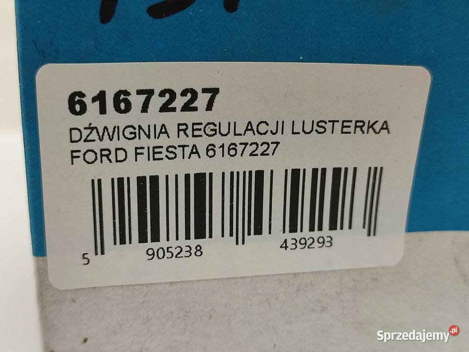 DŹWIGNIA REGULACJI LUSTERKA FORD FIESTA 19892002