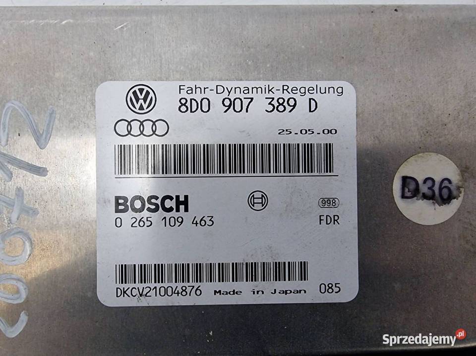 MODUŁ AUDI A4 B5 8D0907389D ESP Lipno sprzedam