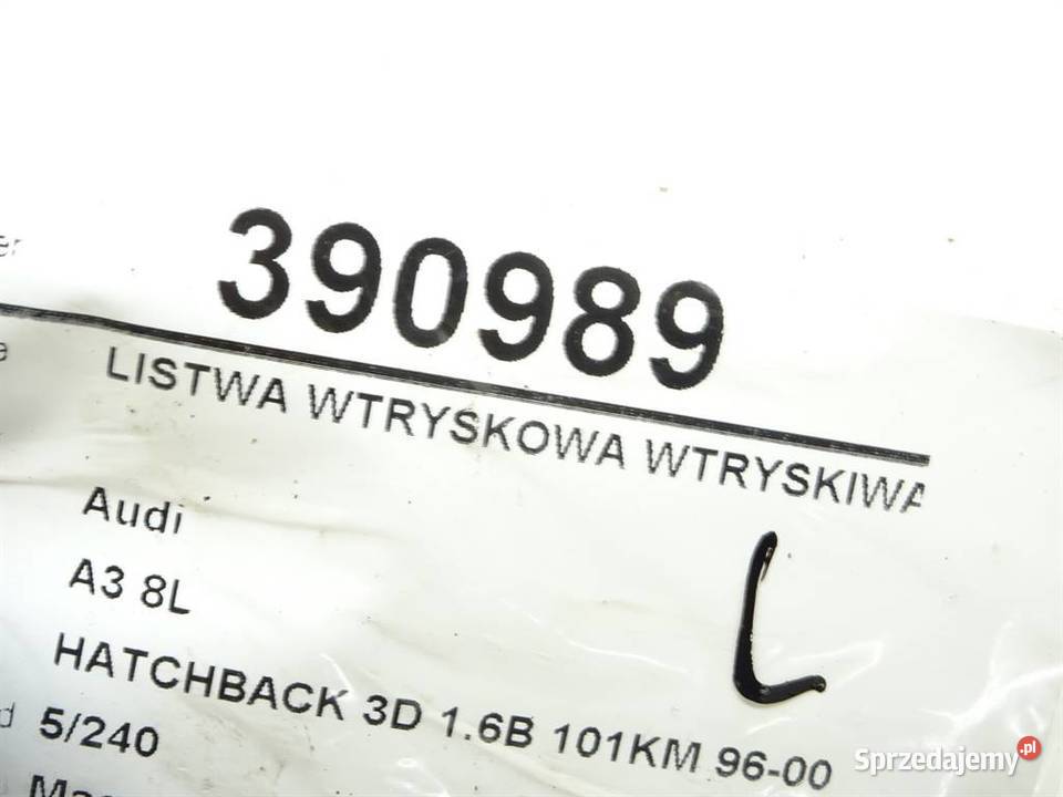 LISTWA WTRYSKOWA WTRYSKIWACZE AUDI A3 8L osobowe Listwy wtryskowe podkarpackie sprzedam