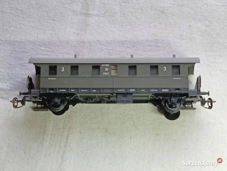 Wagon pasażerski PKP 3 klasa krótki 2osiowy TT 4 Kraków