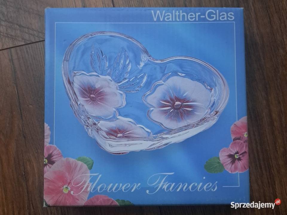 Salaterka Walther Glass serce 160 mm Wieliszew sprzedam