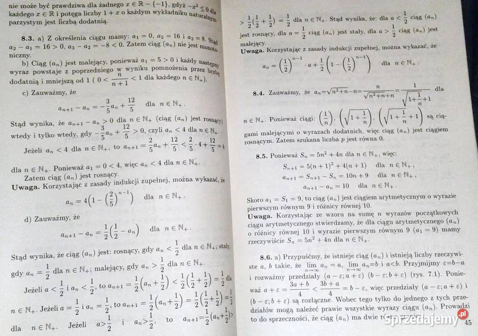 Matematyka ćwiczenia 1 i 2 K Cegiełka J Chełm