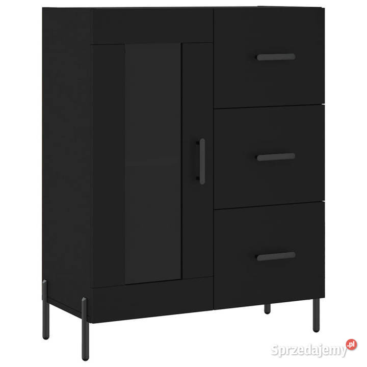 Szafka czarna 695x34x90 materiał drewnopochodny Warszawa