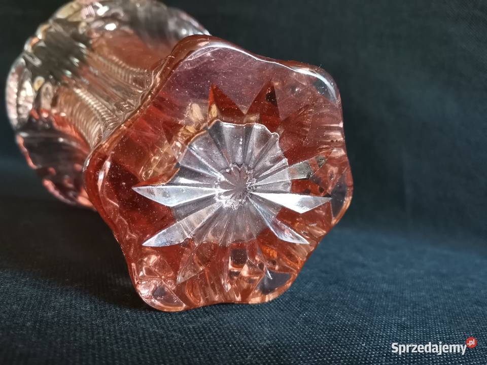 Stary duży różowy wazon HSG Ząbkowice design PRL Katowice sprzedam