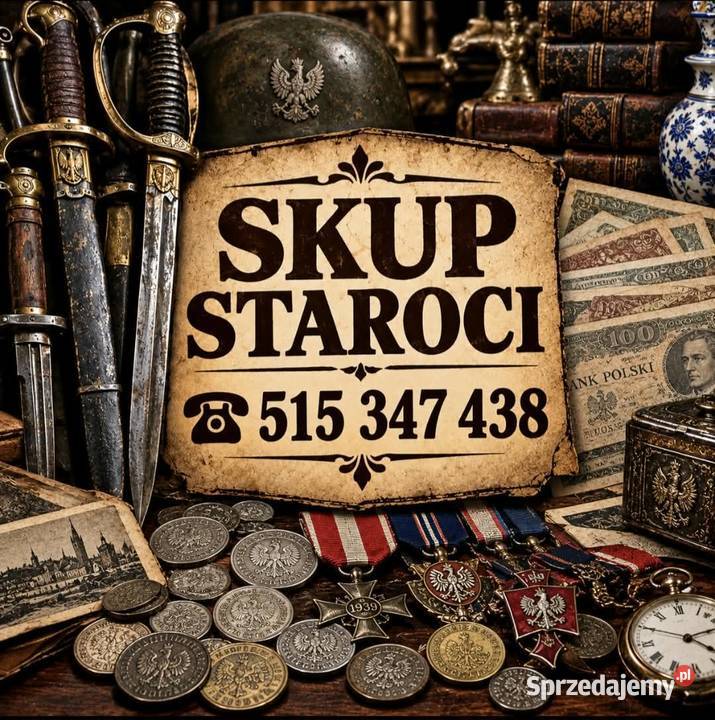 Skup staroci monety medale antyki banknoty PRL