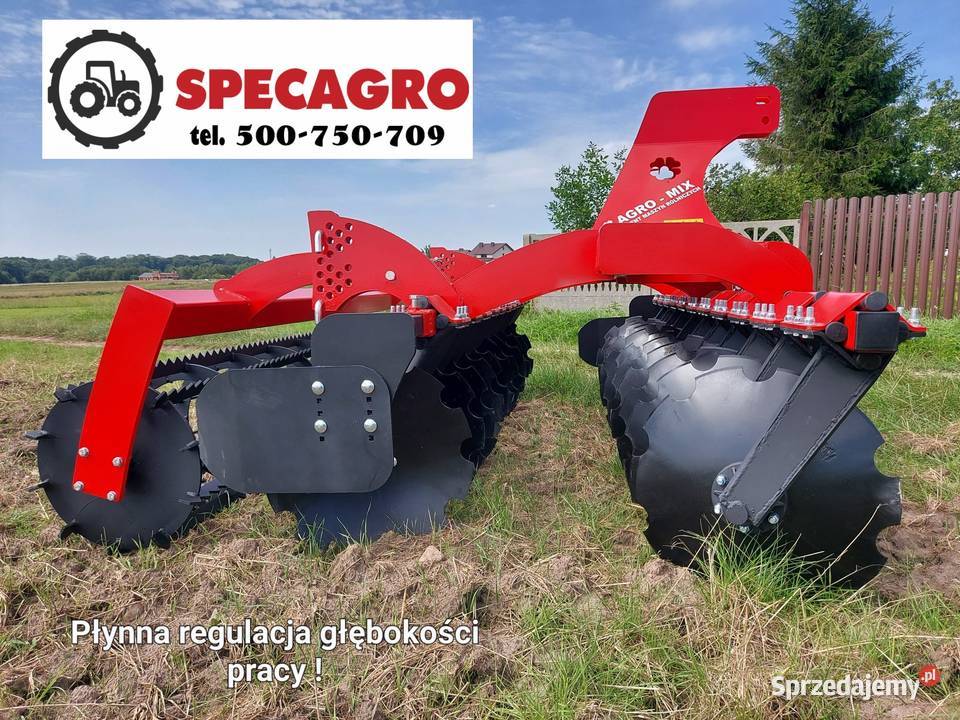 Brona talerzowa AgroMix nieuszkodzony łódzkie Wolbórz