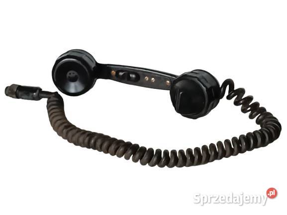 Słuchawka z Przewodem Bakelitowa Radiostacja Rzeszów