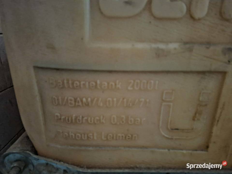 Zbiornik 2000 Litrów Ułęż