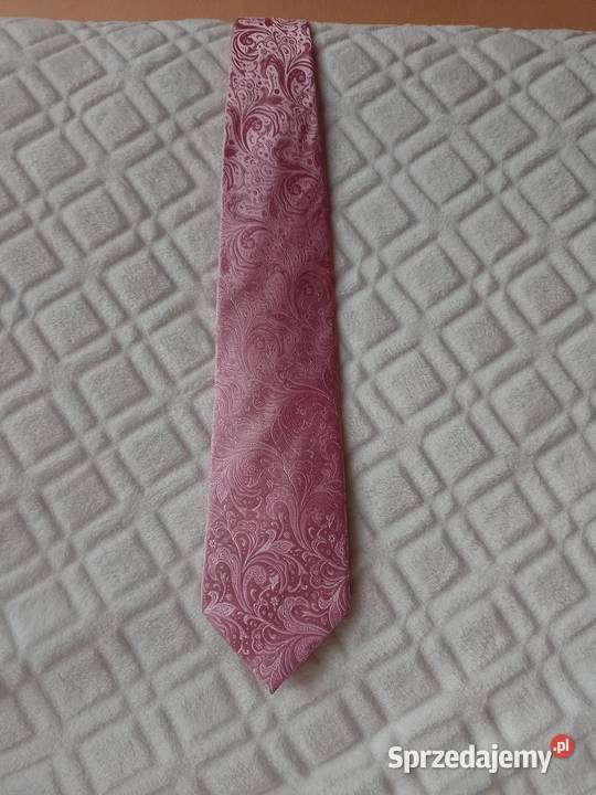 Landisun of HimalayaRóżowy krawat jedwabny ze Kraków