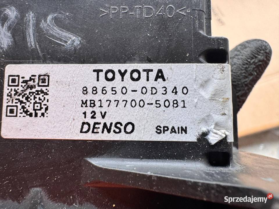 Moduł klimatyzacji Toyota Yaris III 1120 małopolskie Brzesko