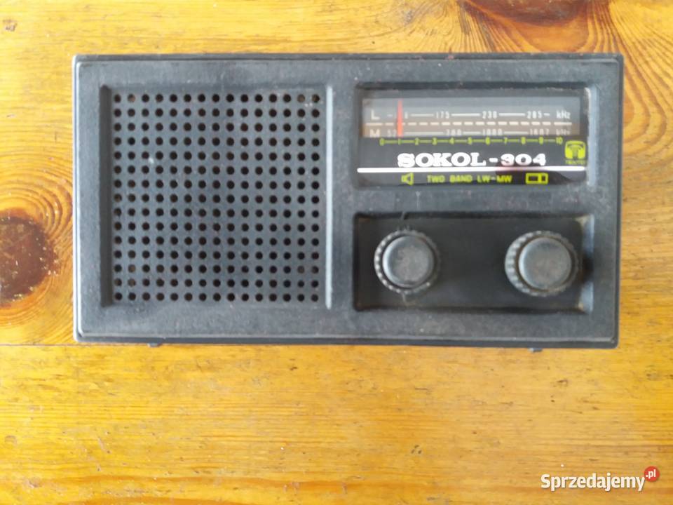 Stary radioodbiornik SOKÓŁ Krępa Górna