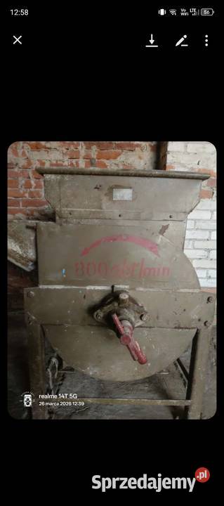 Sprzedam śrutownik Pozostałe Trzydnik Duży-Kolonia