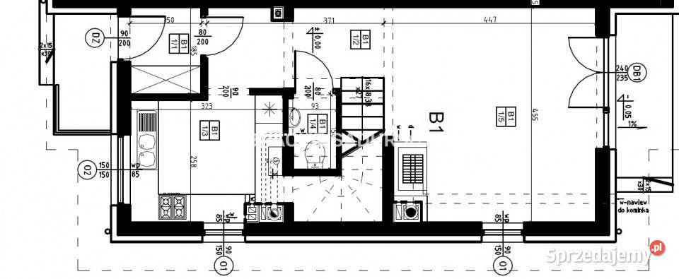 Sprzedam dom szeregowy 80m2 Wrząsowice Kraśnik 9425zł/m2 Sprzedaż małopolskie