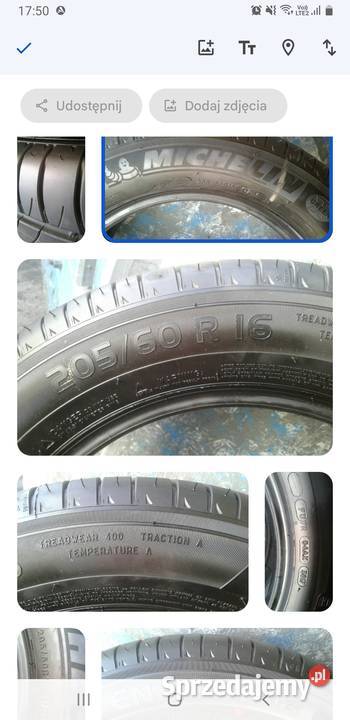 Opony letnie Michelin sztuk 4 kujawsko-pomorskie Grudziądz