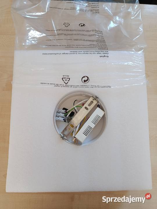 Nowy plafon led Comely 30W czarno biała lampa Ligota Bialska