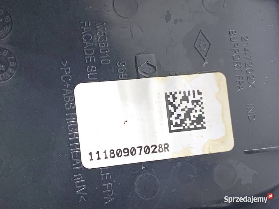 UCHWYT NA NAPOJE RENAULT CLIO V Hatchback KUBKI