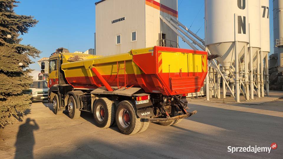 MAN TGA 35 480 wywrotka 4ośka Wywrotki mazowieckie Kacice