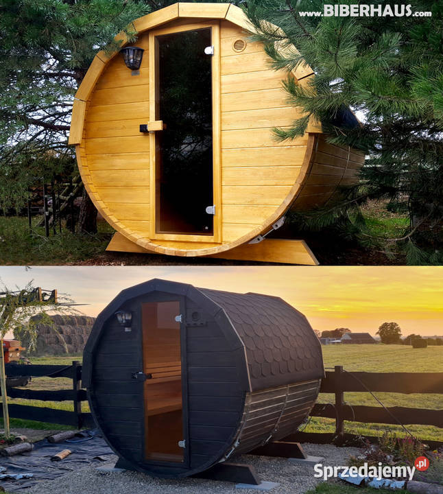 SAUNA Ogrodowa 200 OKNO 100 BECZKA 500L Nowy Targ