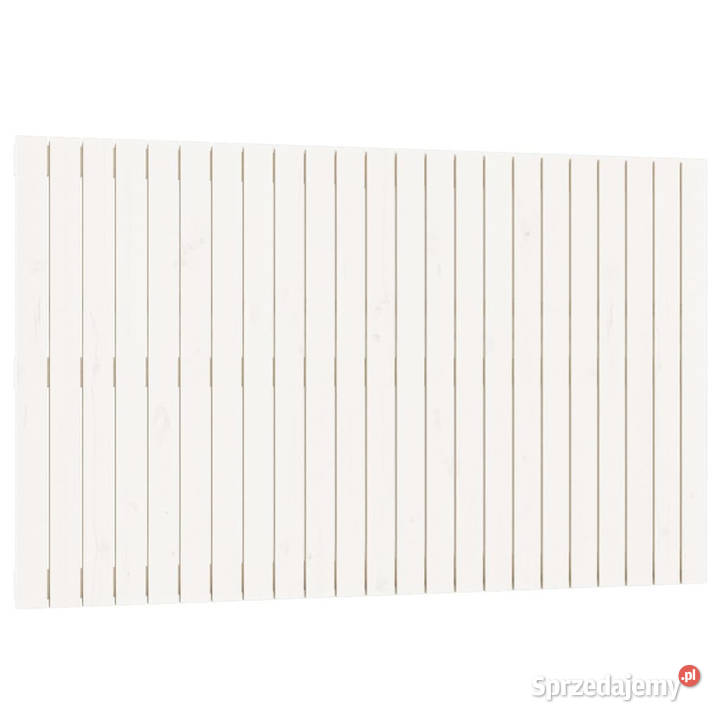 Wezgłowie łóżka białe 147x3x90 lite drewno mazowieckie sprzedam