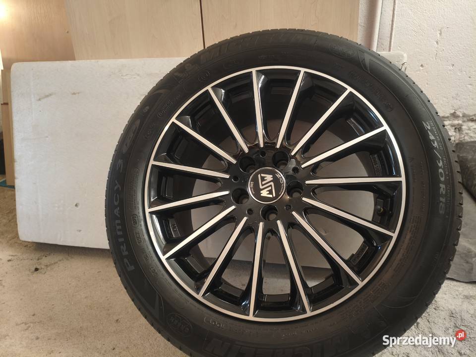 Felgi OZ MSW 30 Black Polished 8Jx18 5x112 AUDI Kraków
