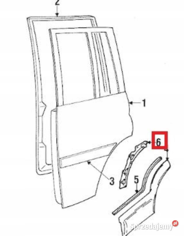 MOCOWANIE LISTWY PROGU LEWY SUZUKI VITARA 9698
