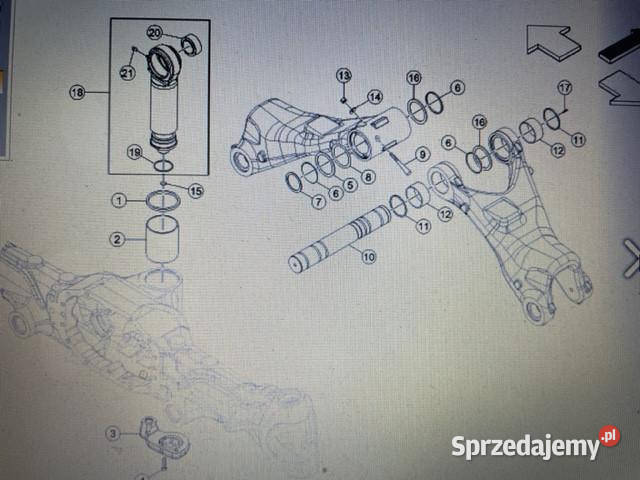 Carraro 2555s części