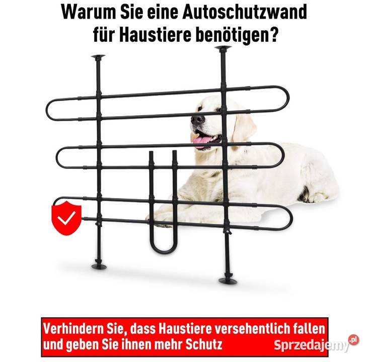 Przegroda bagażnika kratka zwierząt Pozostałe Brzesko