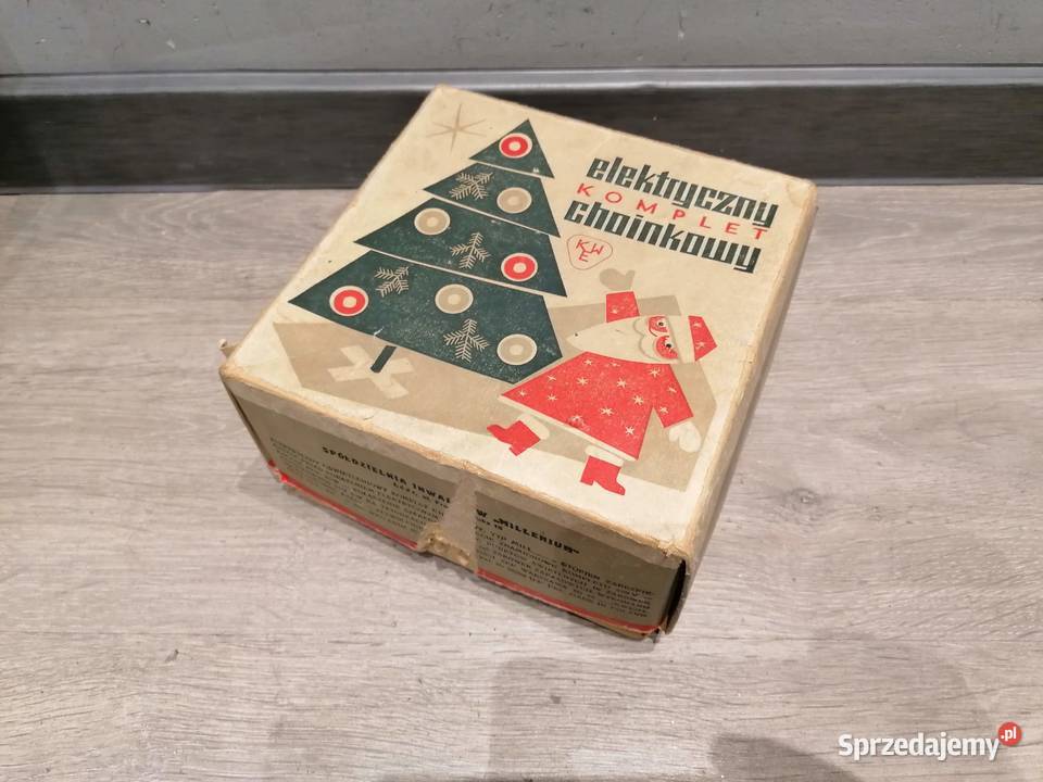 Lamki Choinkowe z czasów PRL Vintage łódzkie