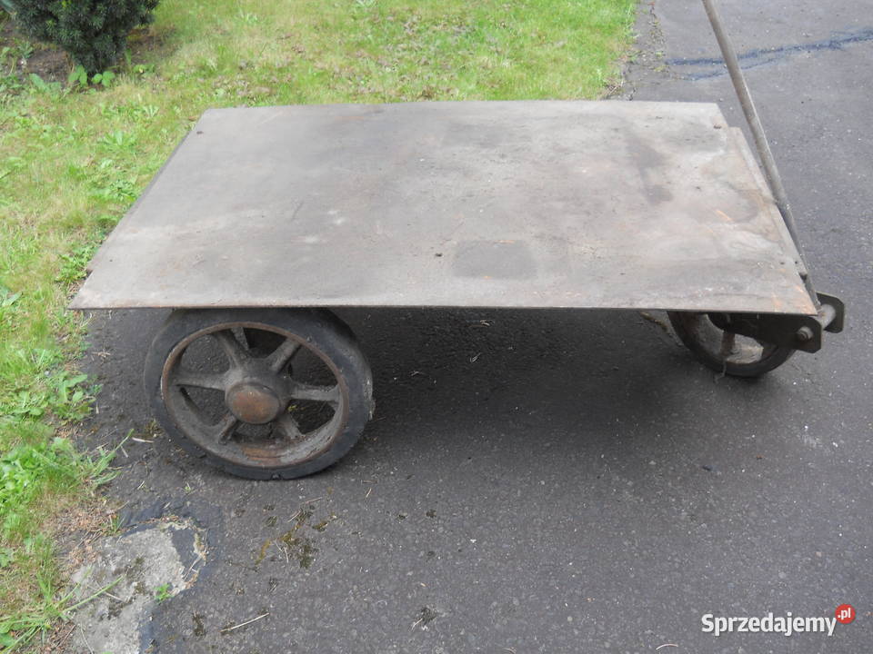 Wózek transportowy trójkołowy