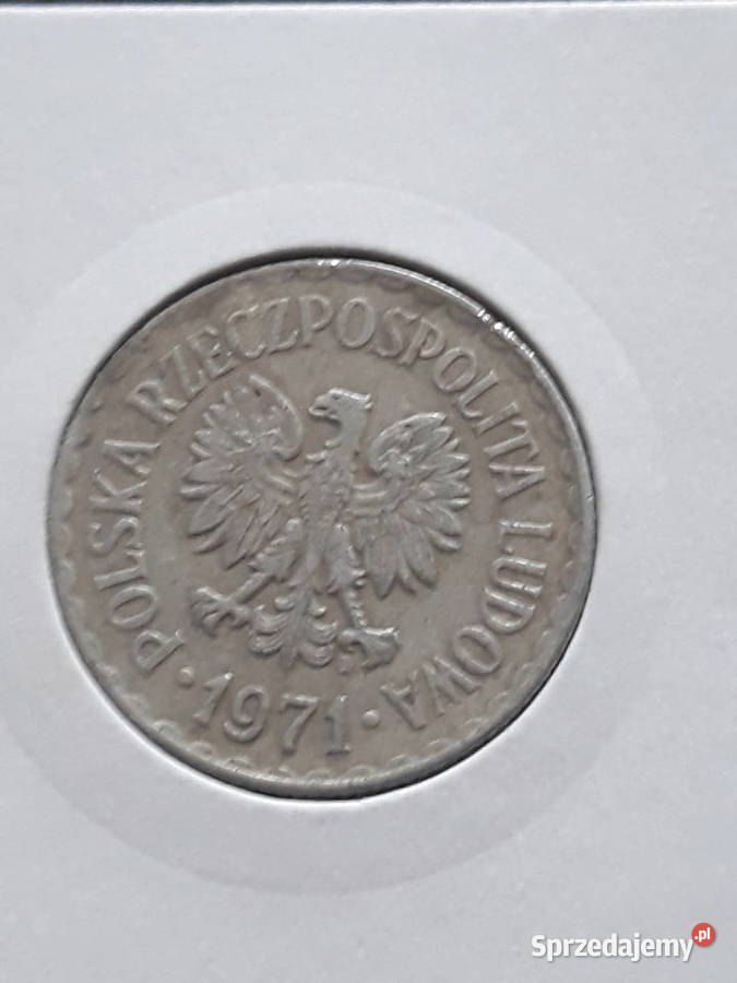 1 Złoty 1971 r PRL Numizmatyka Konin