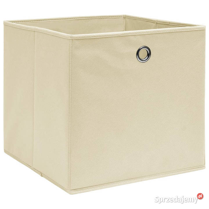 Pudełka z włókniny 4 28x28x28 kremowe WM325215 Pozostałe