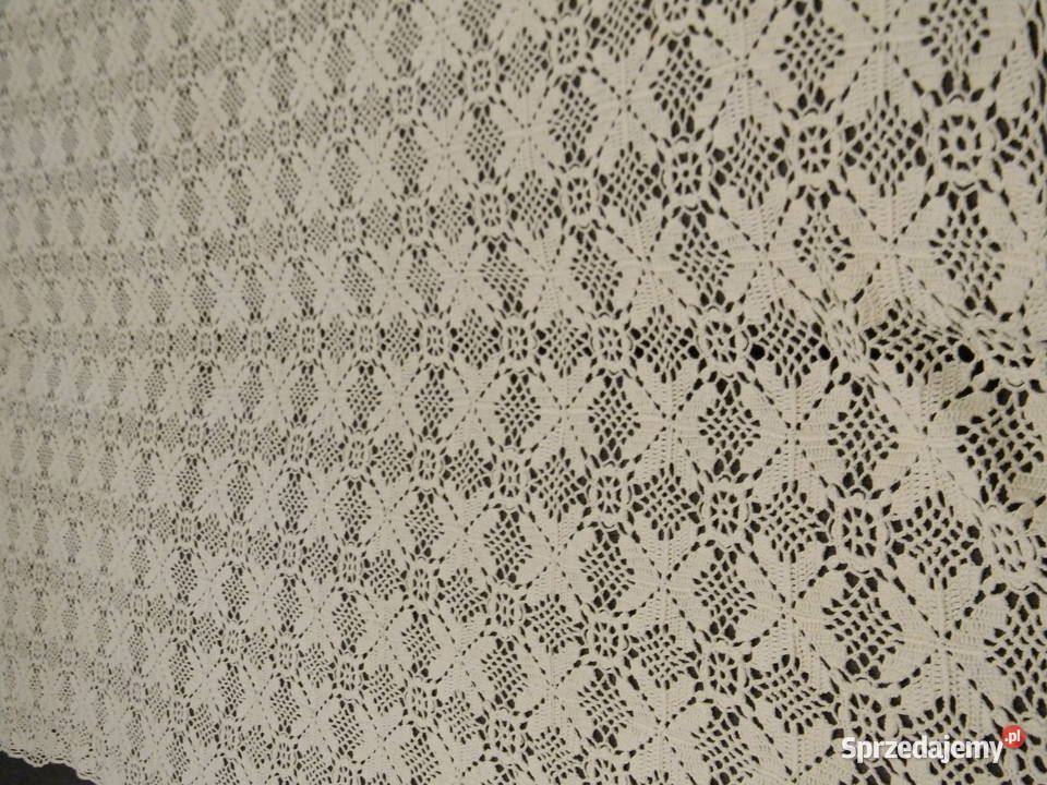 Piękny obrus robiony ręcznie na szydełku Warszawa