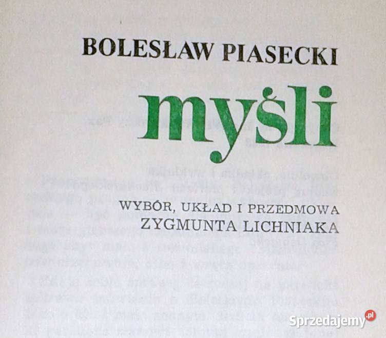 Myśli Bolesław Piasecki