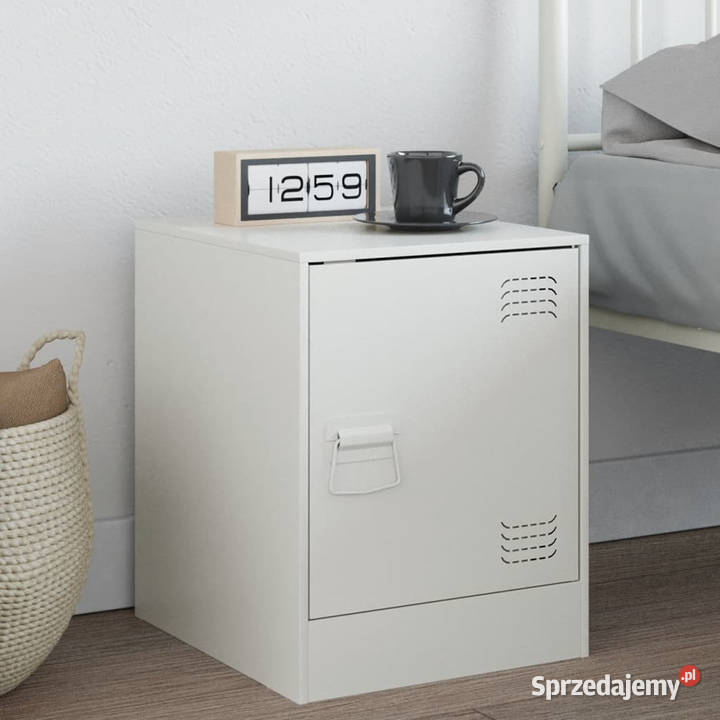 Szafka nocna biała 345x39x44 stal WM841617 Warszawa